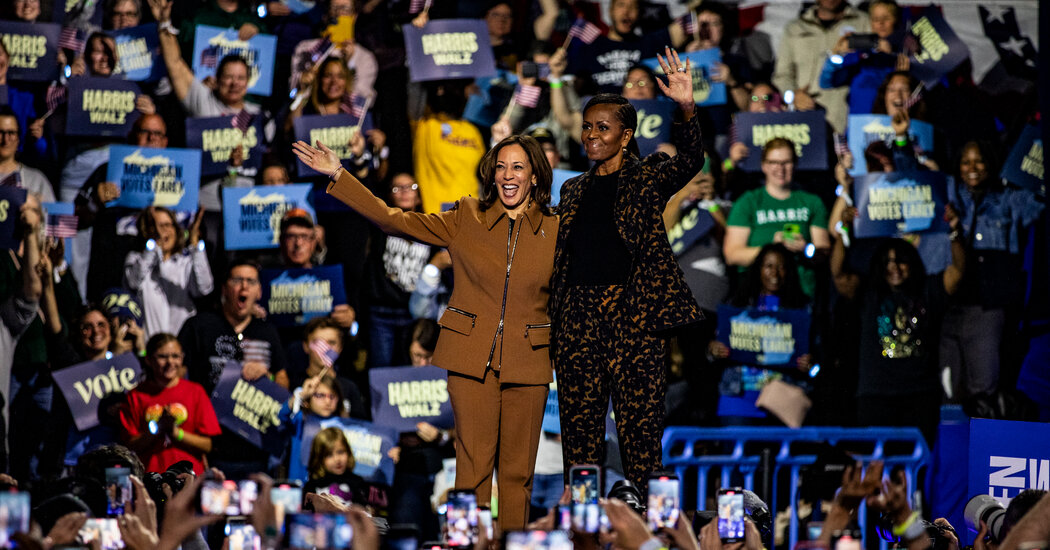 Harris and Trump Campaign in Michigan 10 Days Before Election Day: Live Updates